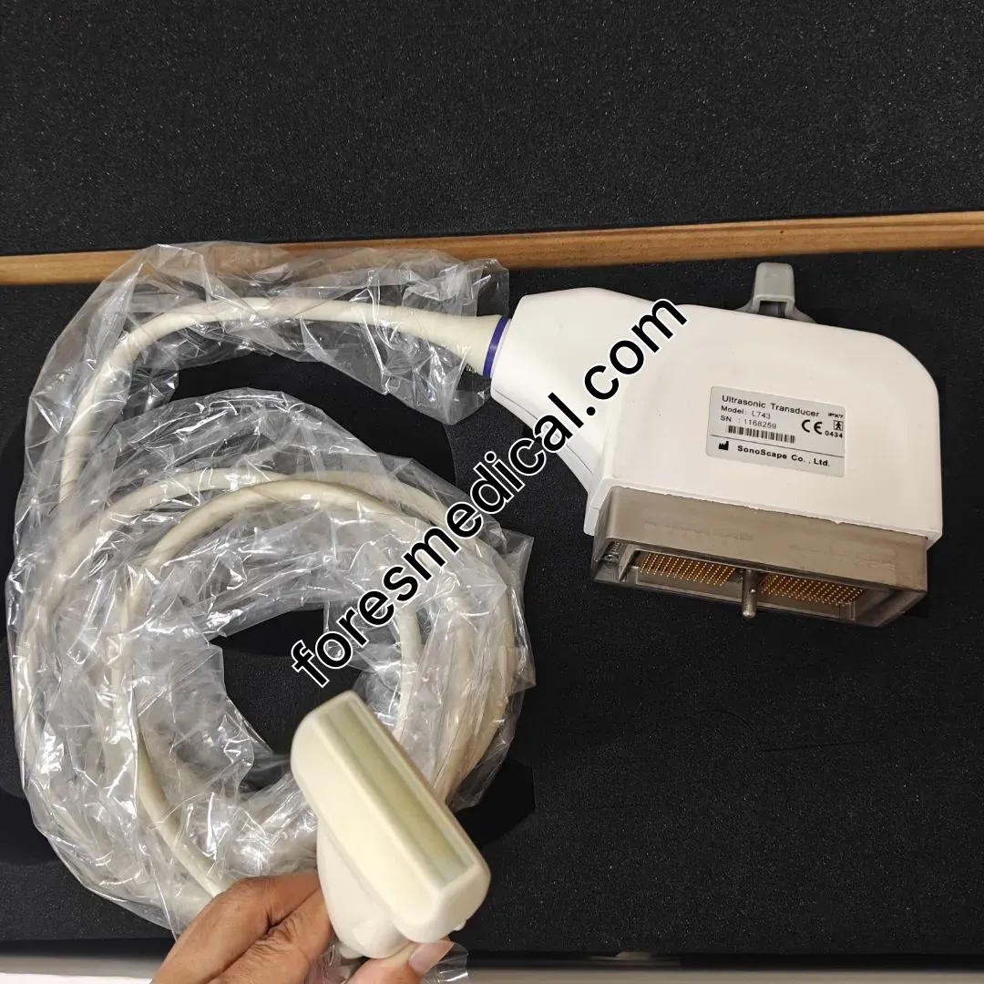 Sonoscape - SonoScape L743 Linear Array Ultrasound Transducer Probe for SonoScape S20, S30 S40 S6 S6V S8 S8Exp S9 S9Pro SSI-6000 SSI-8000