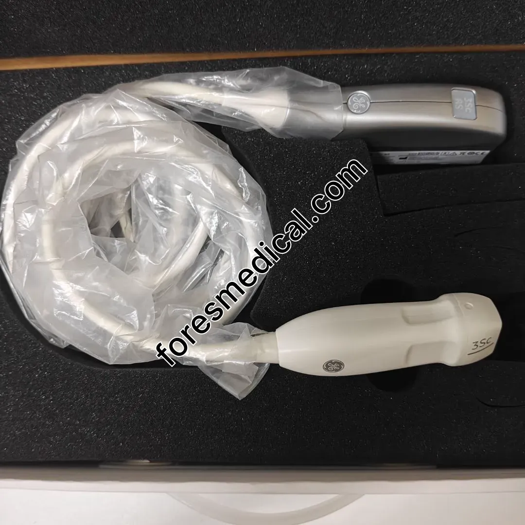 GE 3Sc-RS Phased Array Ultrasound Transducer Probe for GE Vivid S60/T8/IQ/I/Q; GE Logiq P9/E/F8; GE Voluson P8/S6/S8/S10